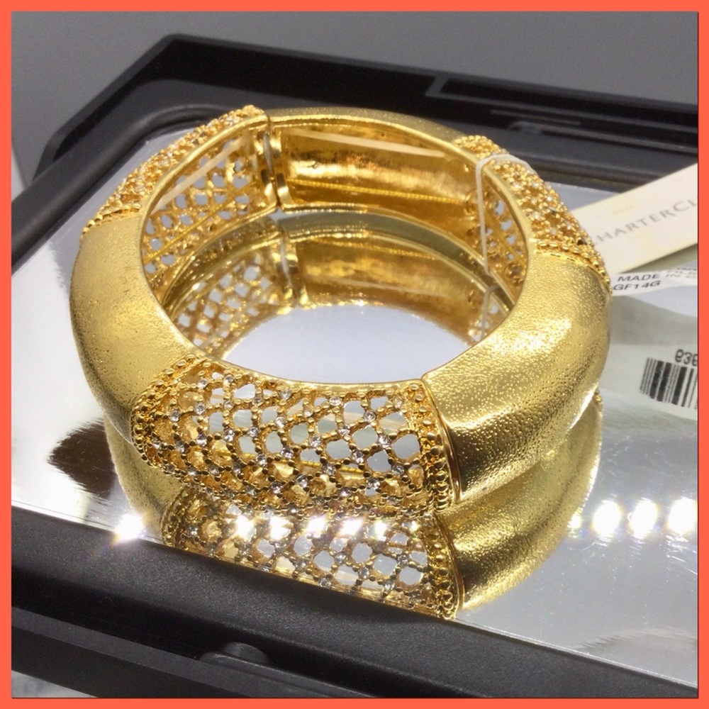 Gold Filigree Bracelet